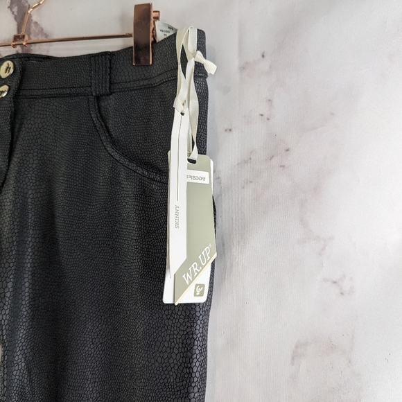 Freddy Pant Womens 4 Small Black WR UP Snake Booty Lifting Legging Skinny Low - Picture 12 of 14